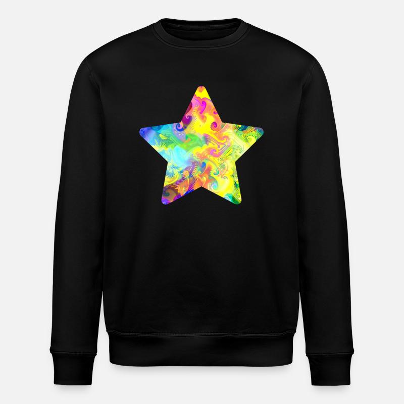 Stern - Stanley/Stella Unisex Bio-Sweatshirt ROLLER - Schwarz