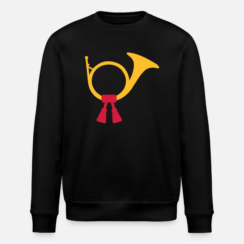 Horn - Stanley/Stella Unisex Bio-Sweatshirt ROLLER - Schwarz