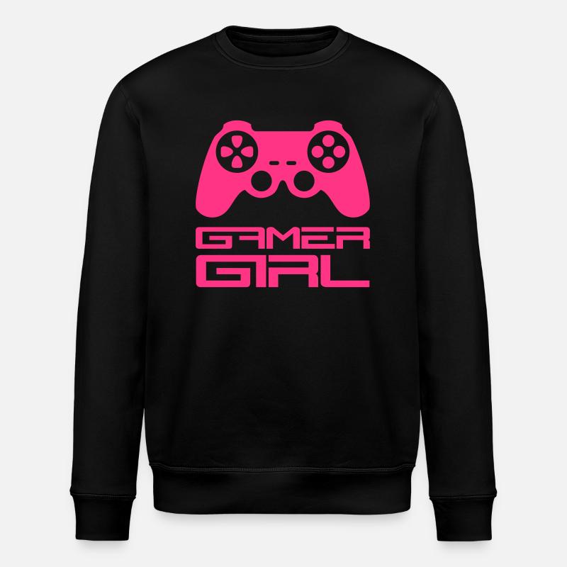 Gamer Girl Controller - Stanley/Stella Unisex Bio-Sweatshirt ROLLER - Schwarz