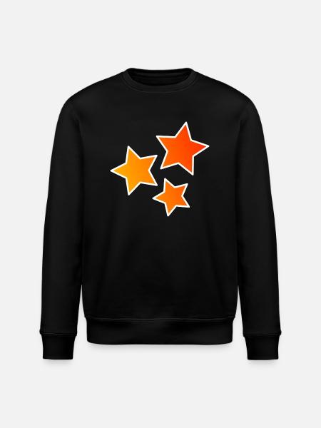 STJERNE. STJERNE. STJERNER. PARTI. JUBILEUM. JUL - Stanley/Stella ROLLER økologisk unisex-sweatshirt - svart