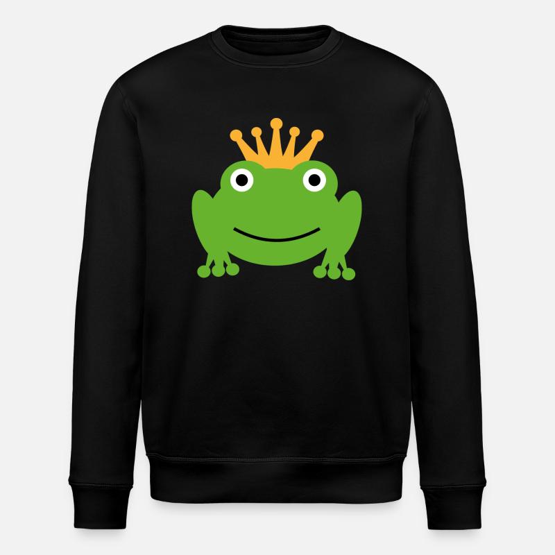 Froschkönig - Stanley/Stella Unisex Bio-Sweatshirt ROLLER - Schwarz