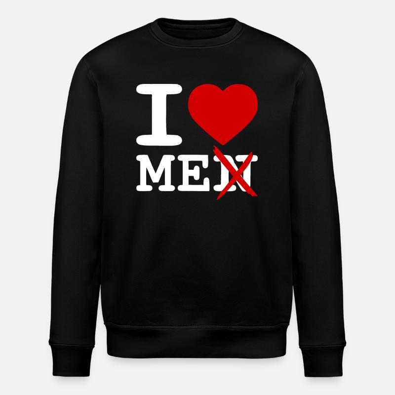 I love me - Sweat bio ROLLER Stanley/Stella Unisexe - noir
