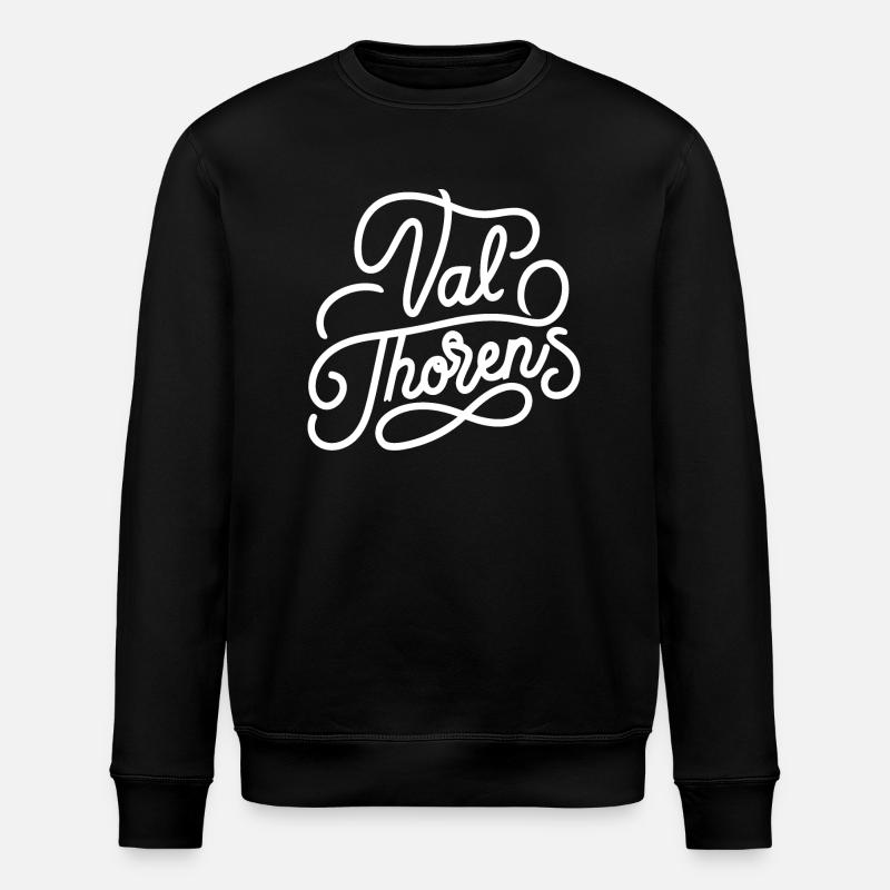 Val thorens - Sweat bio ROLLER Stanley/Stella Unisexe - noir