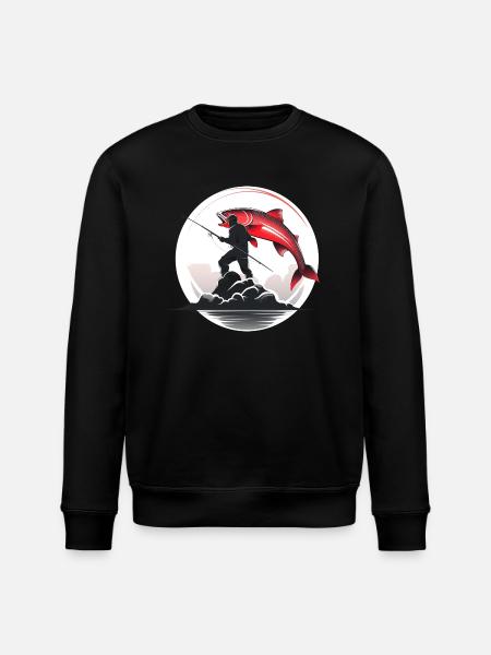 Logo de pêcheur - Sweat bio ROLLER Stanley/Stella Unisexe - noir