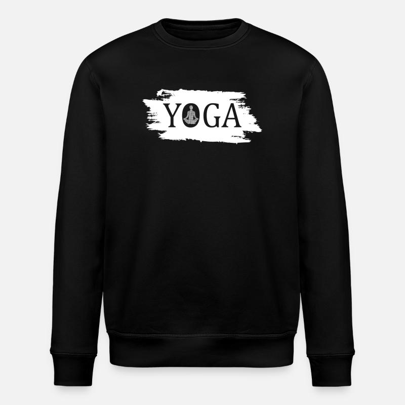 Yoga - Stanley/Stella Unisex Bio-Sweatshirt ROLLER - Schwarz