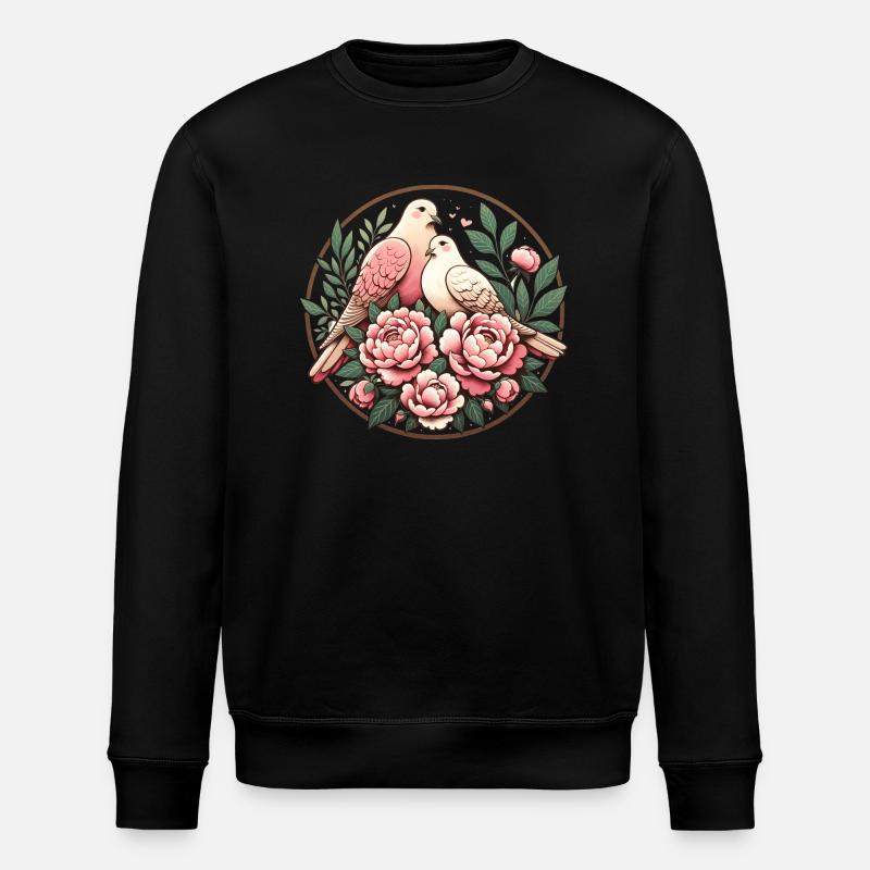 Tourterelles tristes - Sweat bio ROLLER Stanley/Stella Unisexe - noir