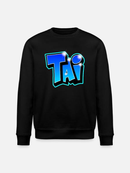 Graffiti Name TAI Printable - Stanley/Stella ROLLER Unisex Organic Sweatshirt - black