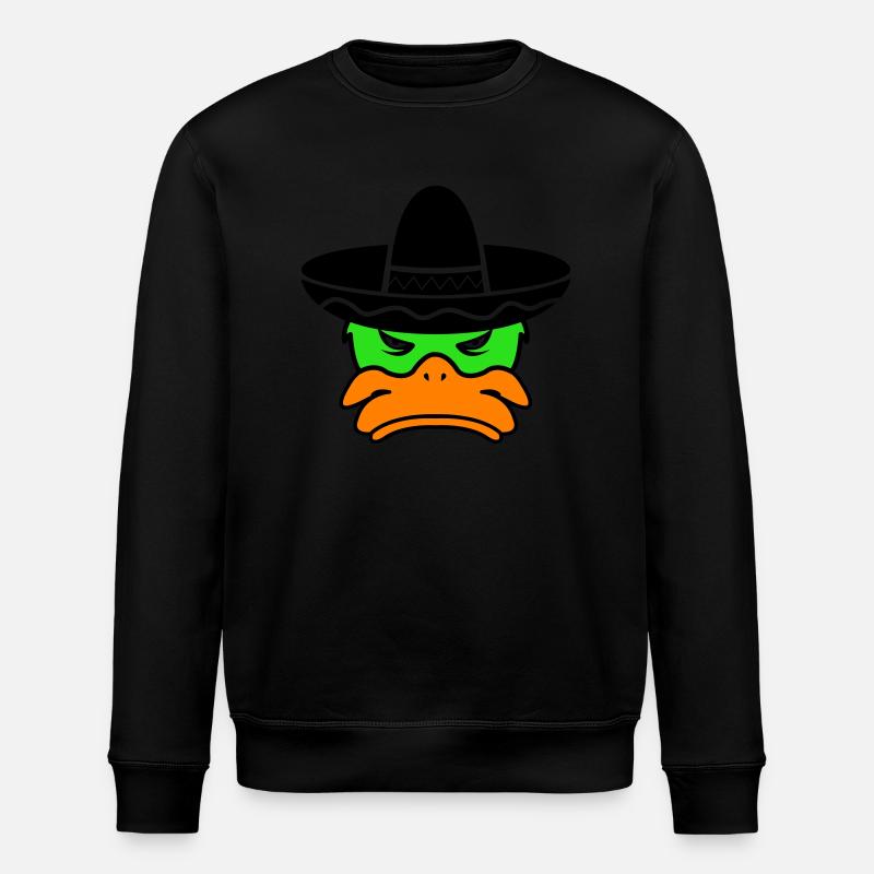 Mexico Duck 02 - Stanley/Stella ROLLER Unisex Organic Sweatshirt - black