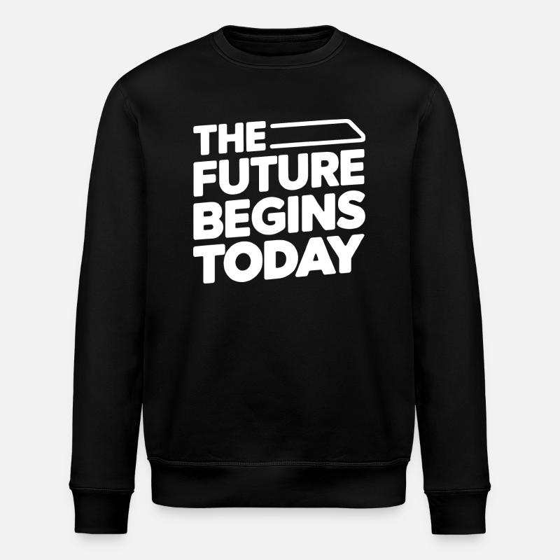 back to school - Stanley/Stella ROLLER Unisex Organic Sweatshirt - black