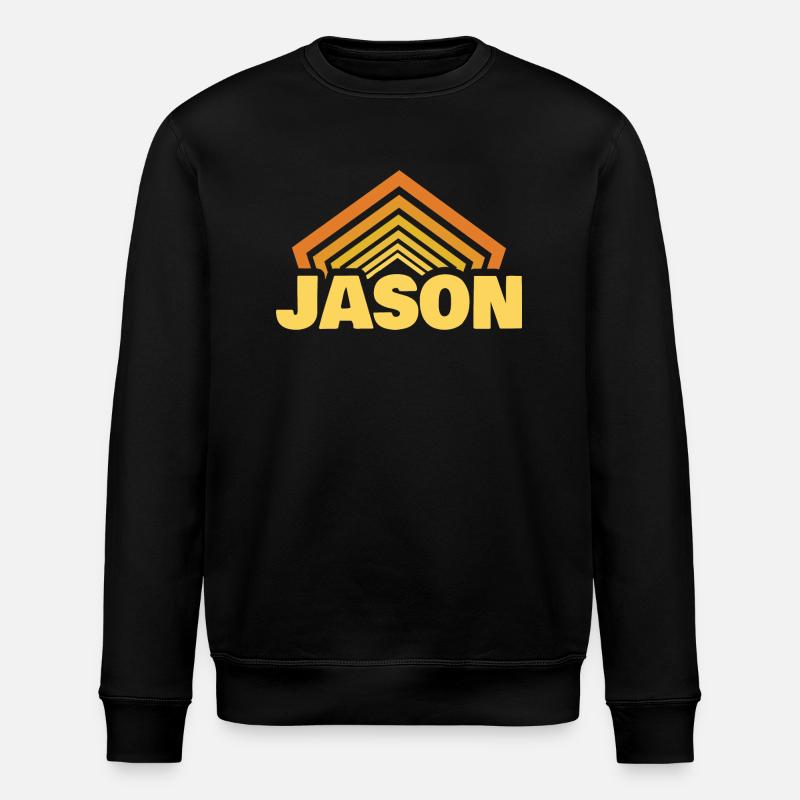 Vorname Jason - Stanley/Stella Unisex Bio-Sweatshirt ROLLER - Schwarz