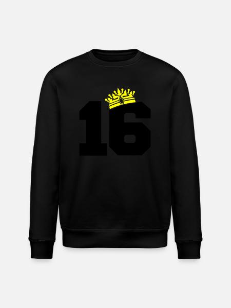 16 king - Stanley/Stella ROLLER Unisex Organic Sweatshirt - black