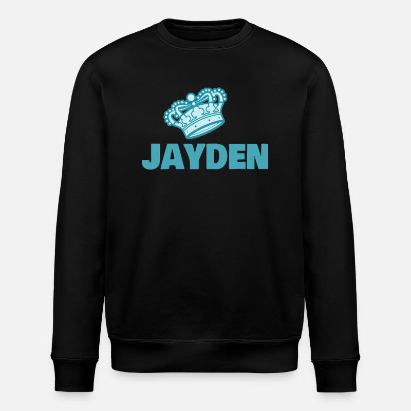 Jayden comme prénom - Sweat bio ROLLER Stanley/Stella Unisexe - noir