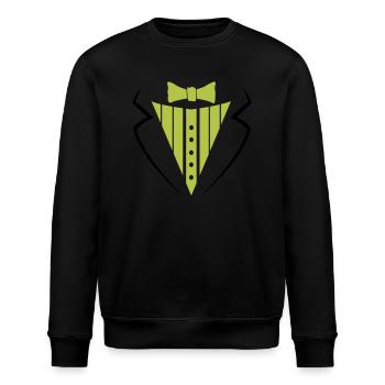 Suit Texedo - Stanley/Stella ROLLER Unisex Organic Sweatshirt - black - Front - Nik (191cm)