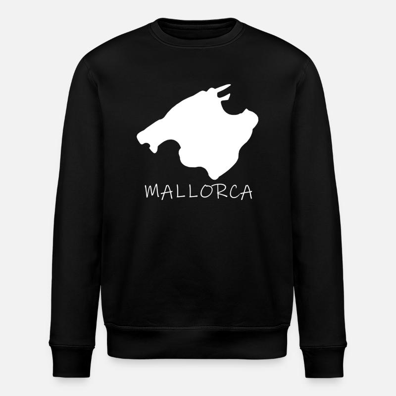 Majorca - Stanley/Stella ROLLER Unisex Organic Sweatshirt - black