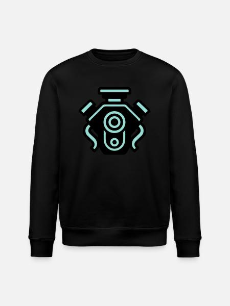 Engine Mechanic Tuning - Stanley/Stella ROLLER Unisex Organic Sweatshirt - black