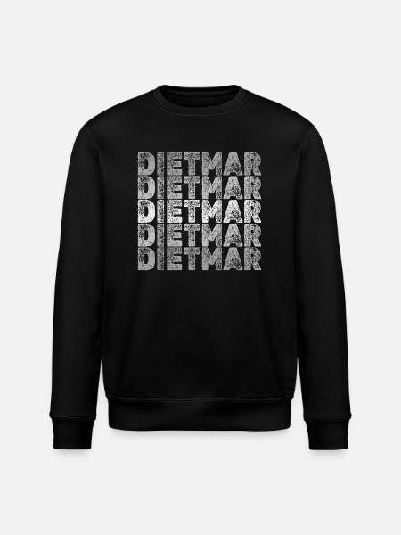 Dietmar Dietmar - Stanley/Stella Unisex Bio-Sweatshirt ROLLER - Schwarz
