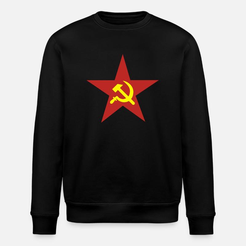 Russenstern - Stanley/Stella Unisex Bio-Sweatshirt ROLLER - Schwarz