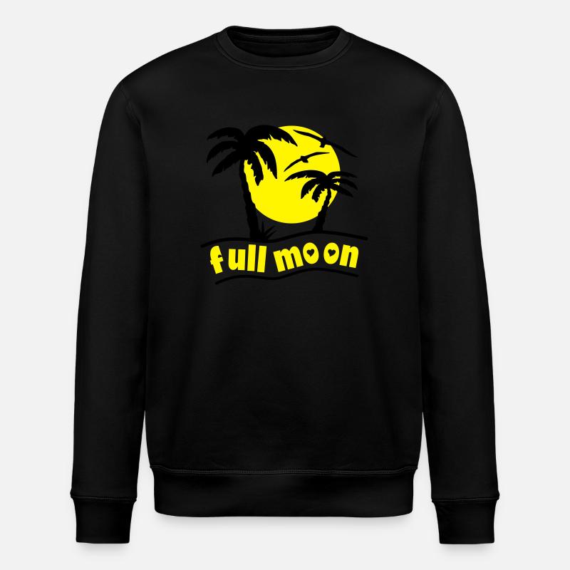full_moon - Stanley/Stella Unisex Bio-Sweatshirt ROLLER - Schwarz