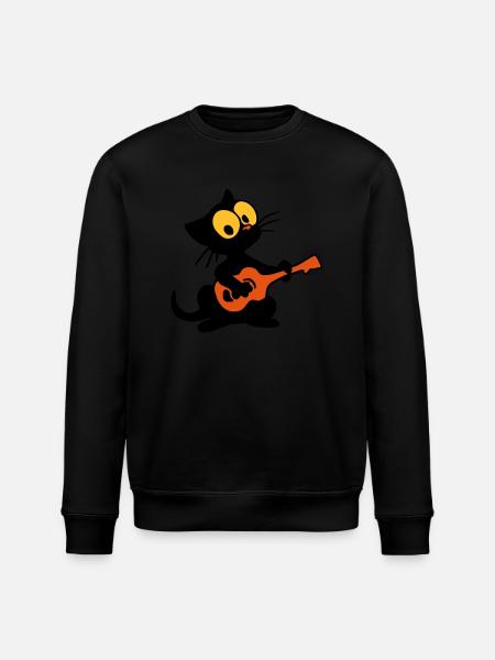 Georgie makes music - Stanley/Stella ROLLER Unisex Organic Sweatshirt - black