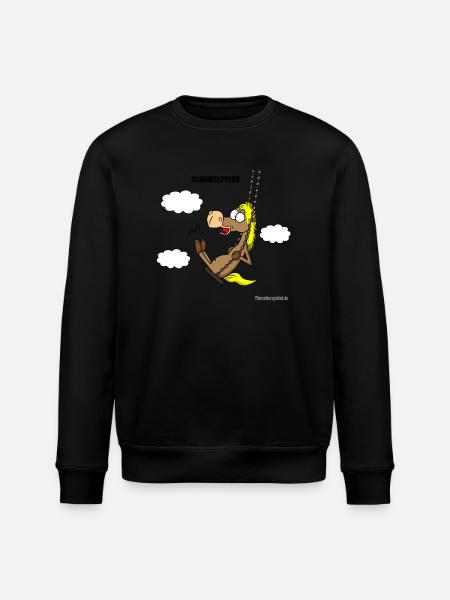 Schaukelpferd - Stanley/Stella Unisex Bio-Sweatshirt ROLLER - Schwarz