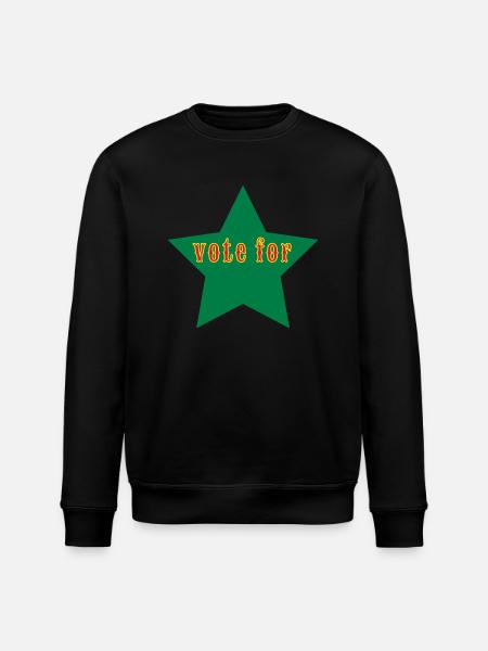 vote_for_ - Stanley/Stella Unisex Bio-Sweatshirt ROLLER - Schwarz