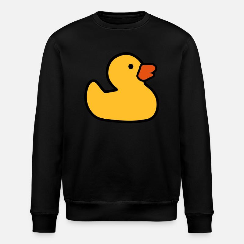 Rubber duck - Stanley/Stella ROLLER Unisex Organic Sweatshirt - black