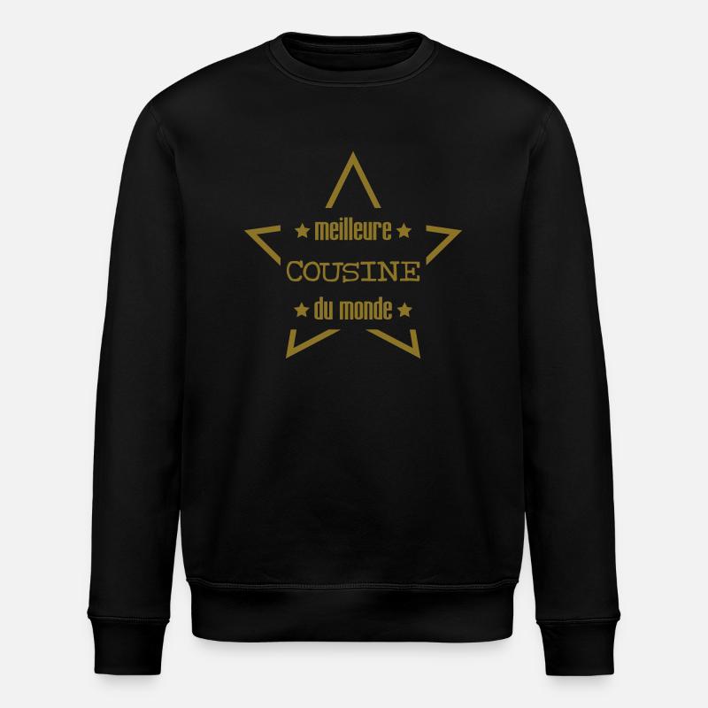 Meilleure Cousine / Bébé / Enfant / Naissance - Sweat bio ROLLER Stanley/Stella Unisexe - noir