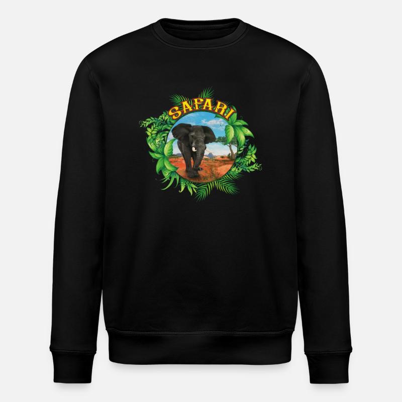 Safari - Sweat bio ROLLER Stanley/Stella Unisexe - noir