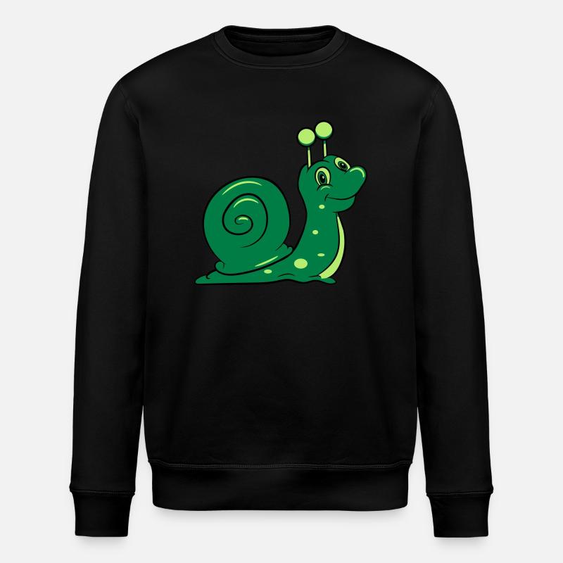 Escargot drôle enfants - Sweat bio ROLLER Stanley/Stella Unisexe - noir