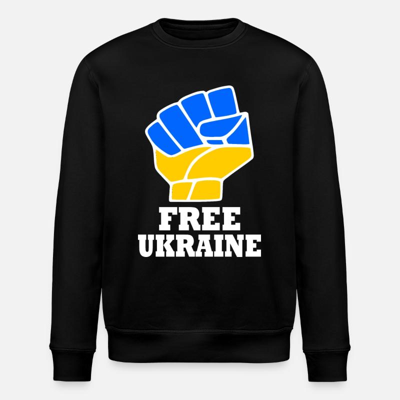 Free ukraine - Sweat bio ROLLER Stanley/Stella Unisexe - noir