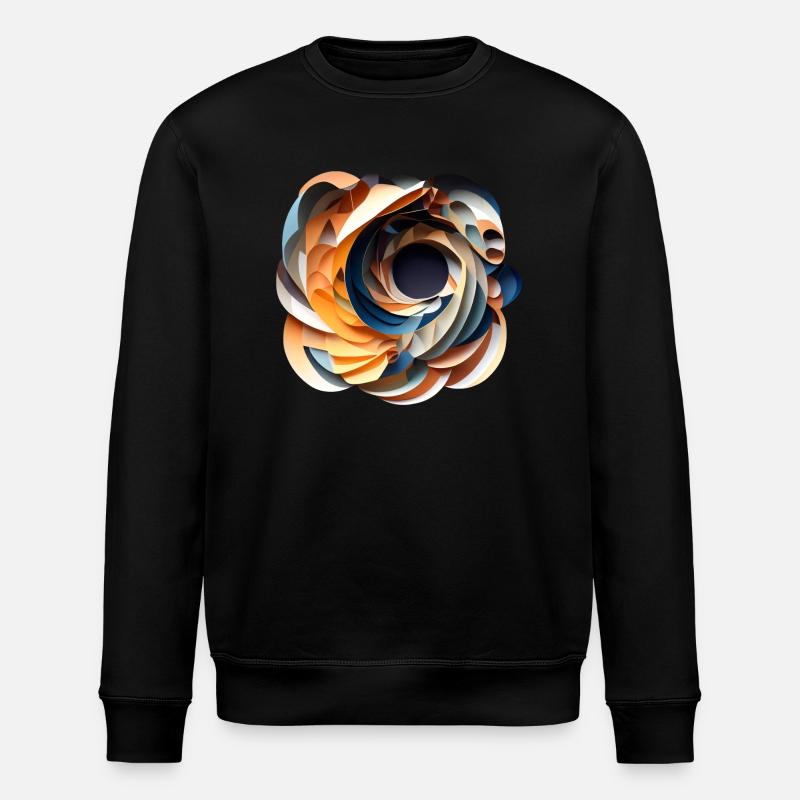 Fleur du futur - Sweat bio ROLLER Stanley/Stella Unisexe - noir