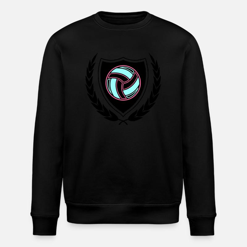 handball wappen - Stanley/Stella Unisex Bio-Sweatshirt ROLLER - Schwarz
