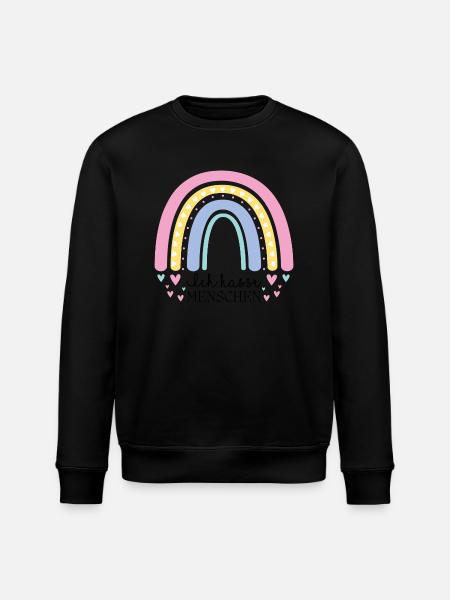 I hate people - Stanley/Stella ROLLER Unisex Organic Sweatshirt - black
