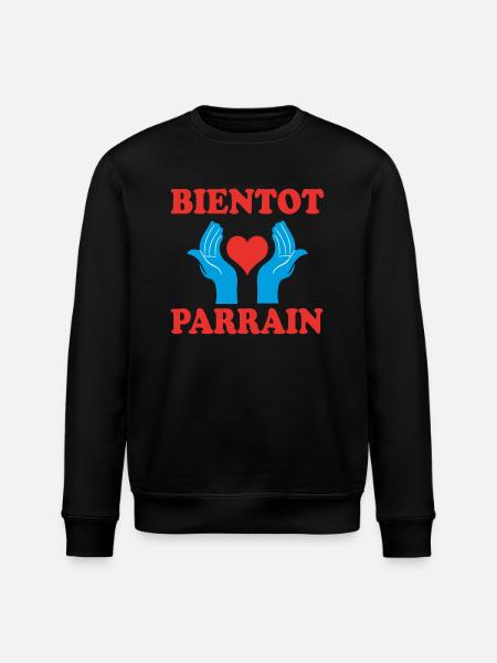 BALD PATE SEIN - Stanley/Stella Unisex Bio-Sweatshirt ROLLER - Schwarz