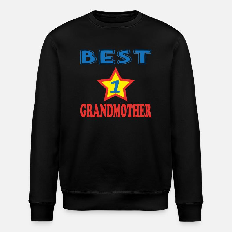 BESTE GROSSMUTTER - Stanley/Stella Unisex Bio-Sweatshirt ROLLER - Schwarz