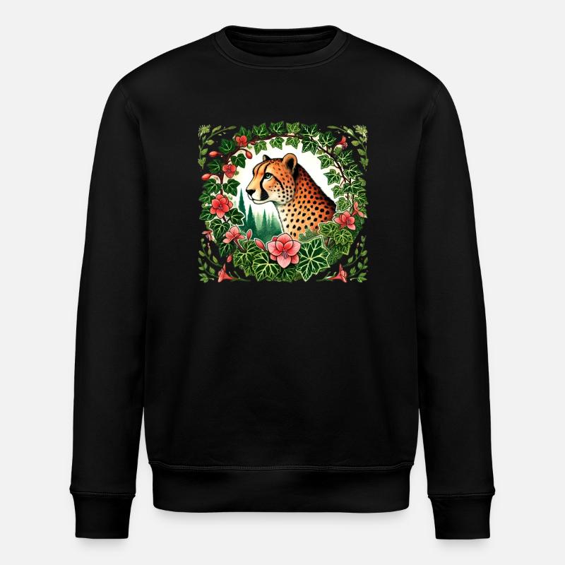 Guépard - Sweat bio ROLLER Stanley/Stella Unisexe - noir