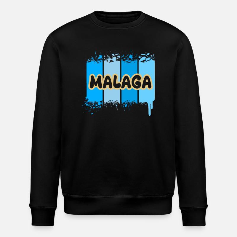 Malaga - Stanley/Stella ROLLER Unisex Organic Sweatshirt - black