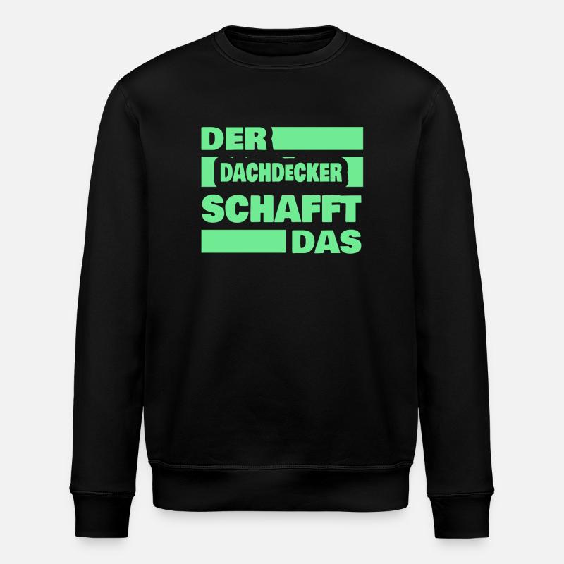 Couvreur de travail - Sweat bio ROLLER Stanley/Stella Unisexe - noir