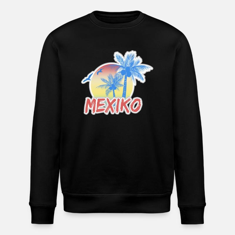 Urlaub Mexiko - Stanley/Stella Unisex Bio-Sweatshirt ROLLER - Schwarz