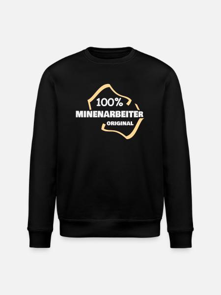 Occupation: Miner - Stanley/Stella ROLLER Unisex Organic Sweatshirt - black