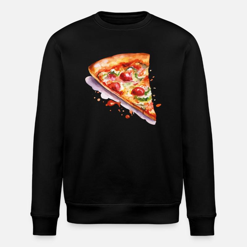pizza - Stanley/Stella Unisex Bio-Sweatshirt ROLLER - Schwarz