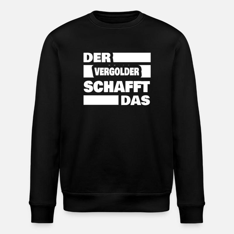 Work gilders - Stanley/Stella ROLLER Unisex Organic Sweatshirt - black