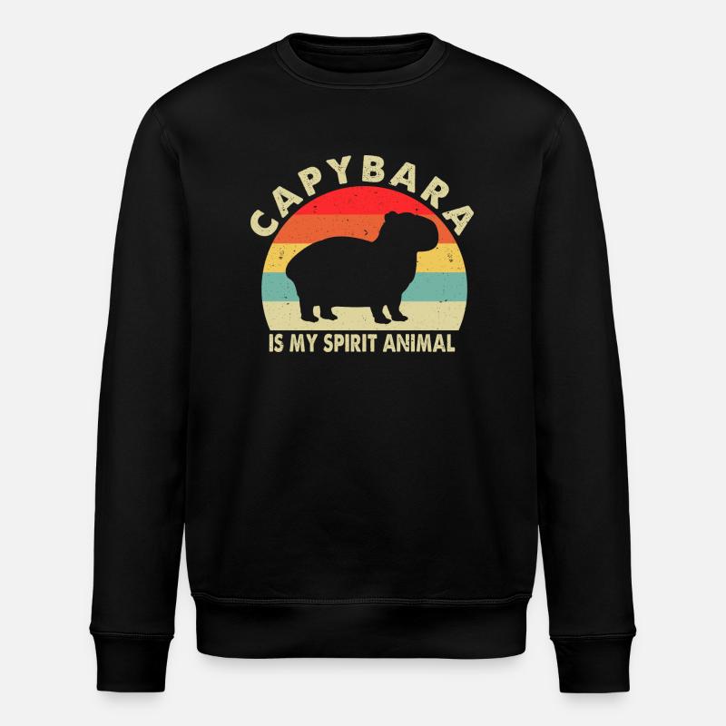 capybara - Sweat bio ROLLER Stanley/Stella Unisexe - noir