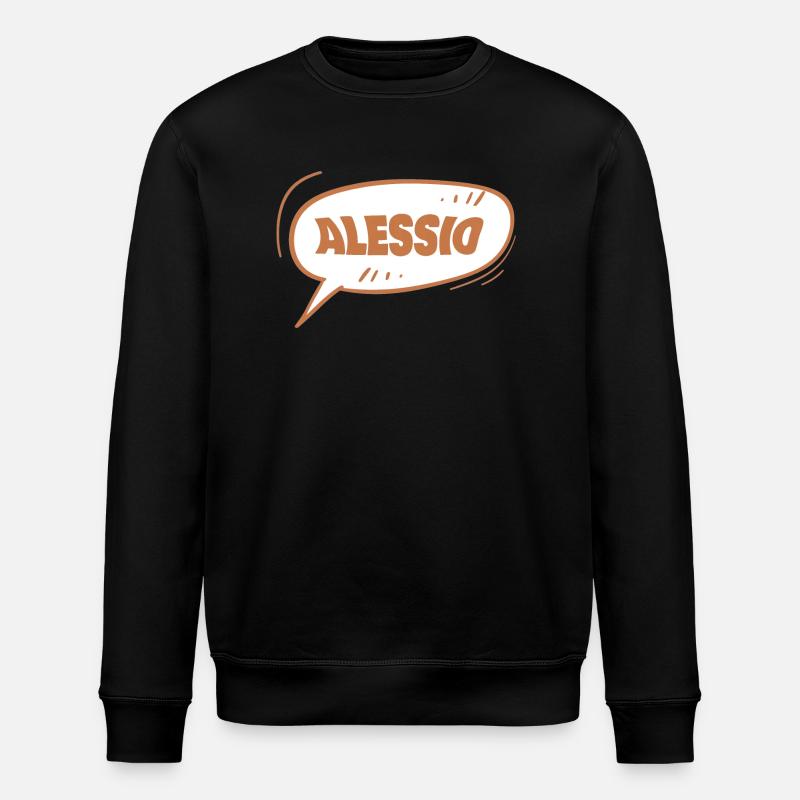 Alessio - Stanley/Stella ROLLER Unisex Organic Sweatshirt - black