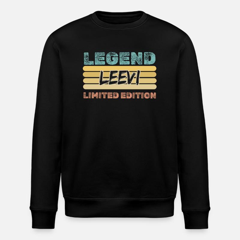 Cadeau pour Leevi - Sweat bio ROLLER Stanley/Stella Unisexe - noir