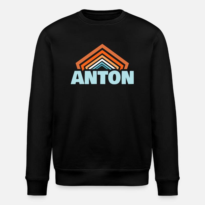 Anton - Stanley/Stella Unisex Bio-Sweatshirt ROLLER - Schwarz