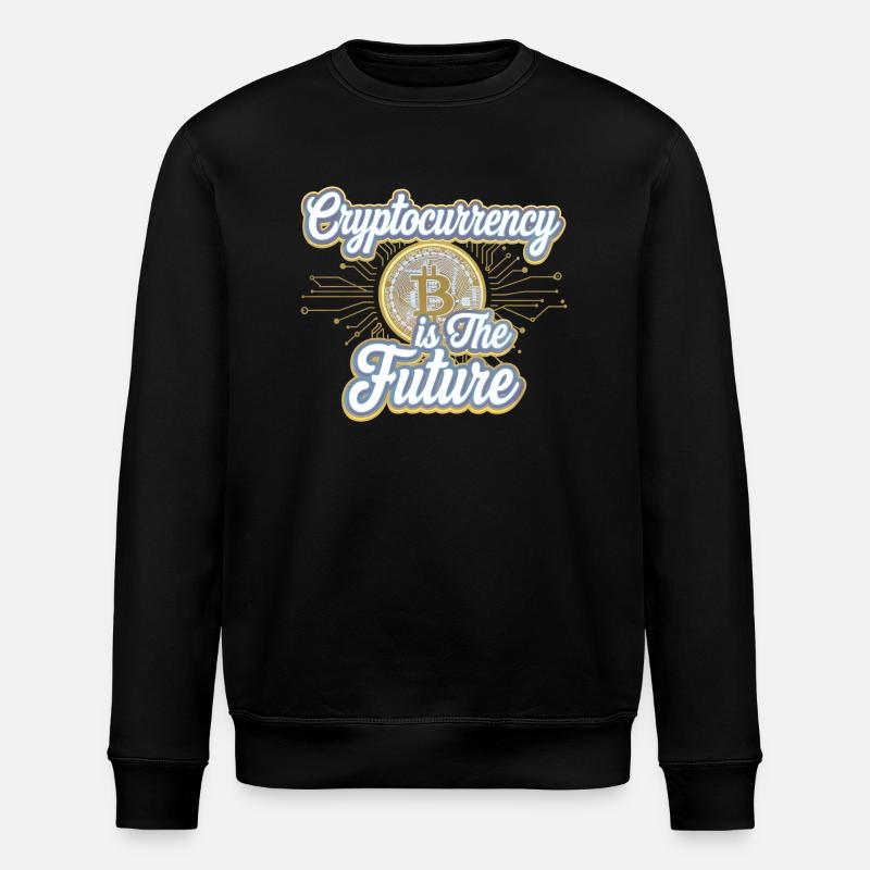 Cryptocurrency Is The Future 12 - Stanley/Stella Unisex Bio-Sweatshirt ROLLER - Schwarz