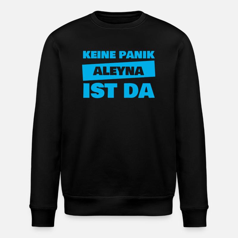 Vorname Aleyna - Stanley/Stella Unisex Bio-Sweatshirt ROLLER - Schwarz