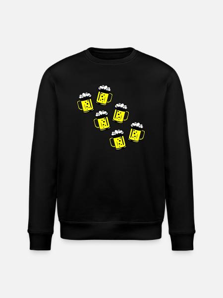 Beer Beer Mug Icon - Stanley/Stella ROLLER Unisex Organic Sweatshirt - black