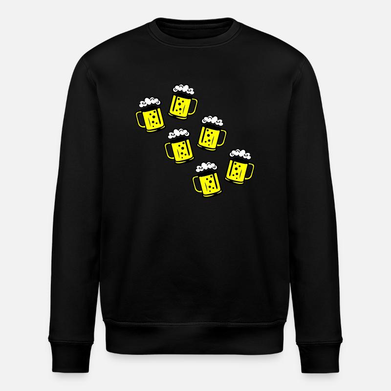 Icône de chope de bière - Sweat bio ROLLER Stanley/Stella Unisexe - noir